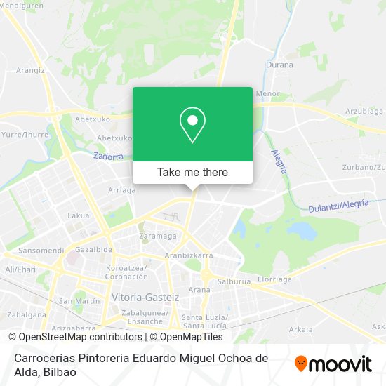 Carrocerías Pintoreria Eduardo Miguel Ochoa de Alda map