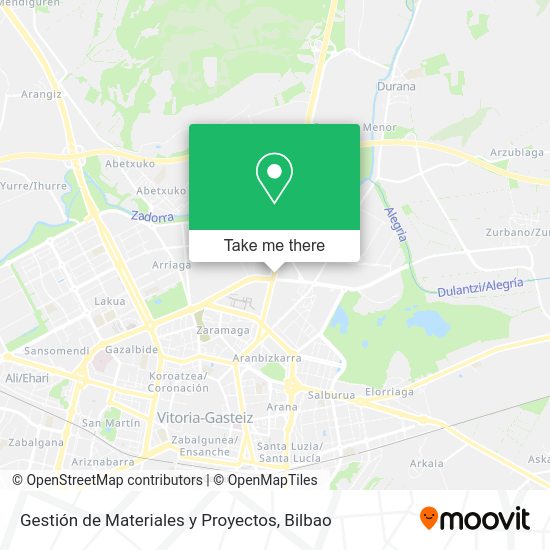 Gestión de Materiales y Proyectos map