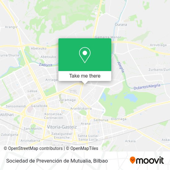 Sociedad de Prevención de Mutualia map