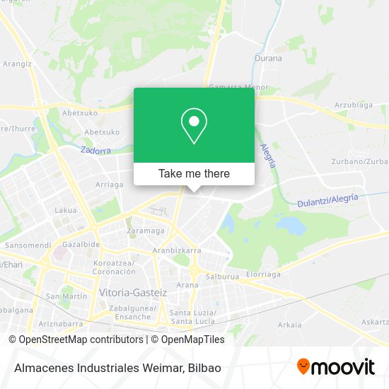 Almacenes Industriales Weimar map