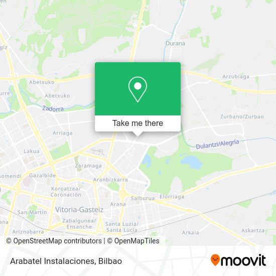 Arabatel Instalaciones map