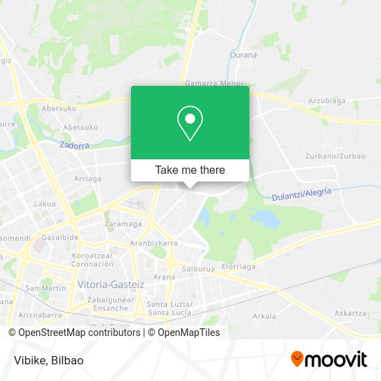 Vibike map