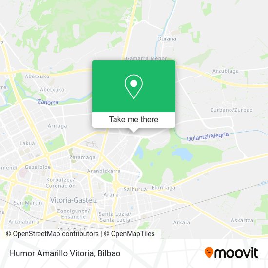 Humor Amarillo Vitoria map