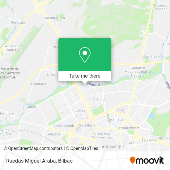 Ruedas Miguel Araba map