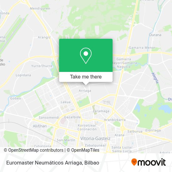 Euromaster Neumáticos Arriaga map