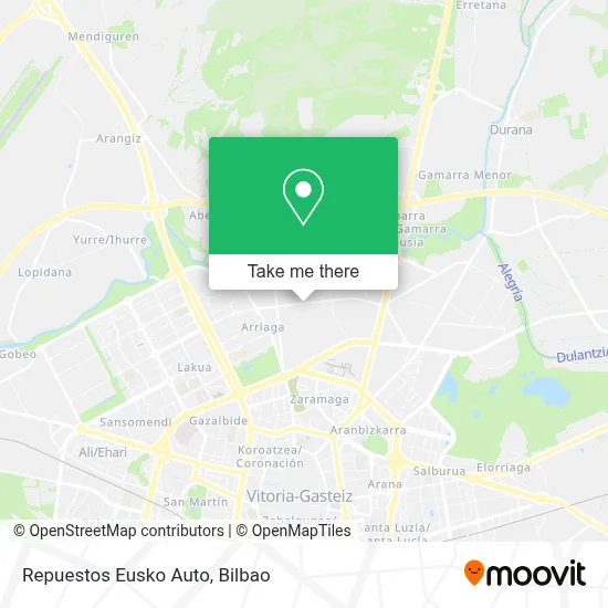 Repuestos Eusko Auto map