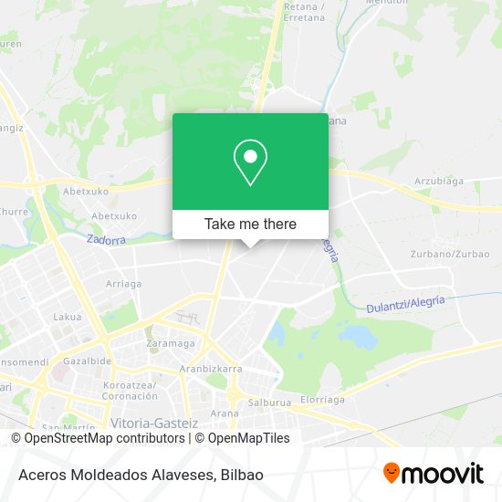 Aceros Moldeados Alaveses map