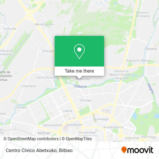 Centro Cívico Abetxuko map