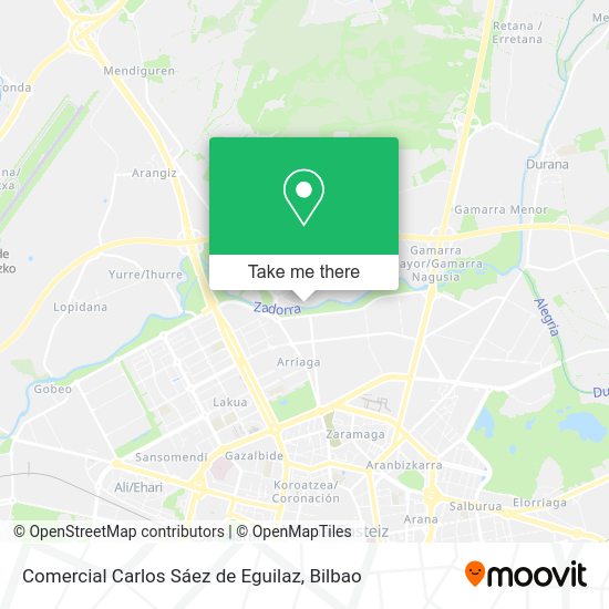 Comercial Carlos Sáez de Eguilaz map