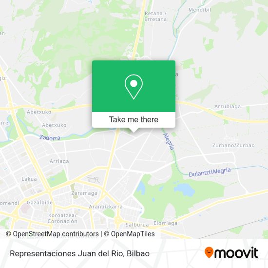 Representaciones Juan del Rio map