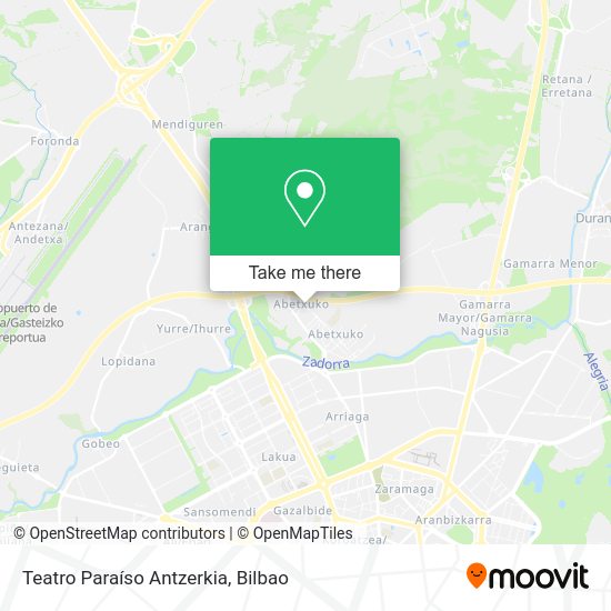 Teatro Paraíso Antzerkia map