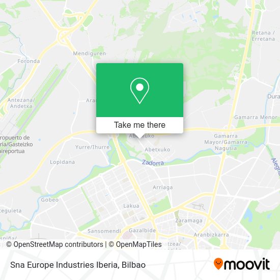 Sna Europe Industries Iberia map
