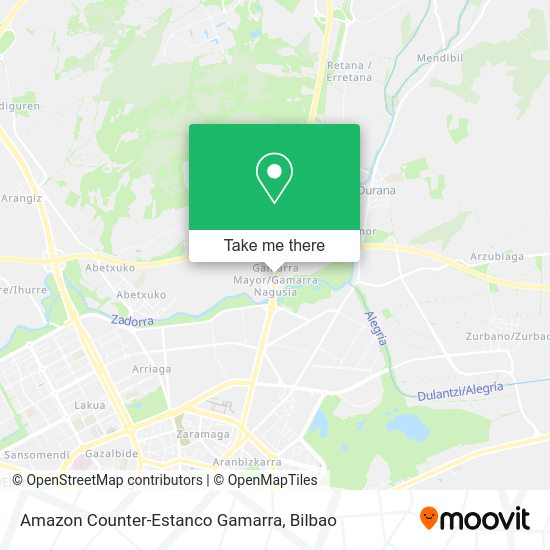 Amazon Counter-Estanco Gamarra map