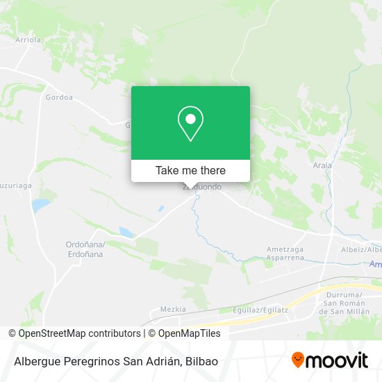 Albergue Peregrinos San Adrián map