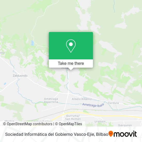 Sociedad Informática del Gobierno Vasco-Ejie map