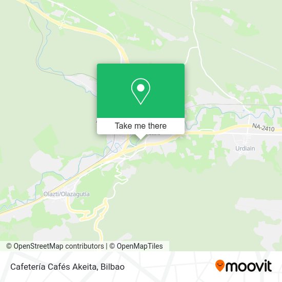Cafetería Cafés Akeita map