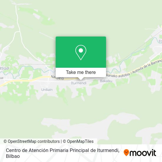 Centro de Atención Primaria Principal de Iturmendi map