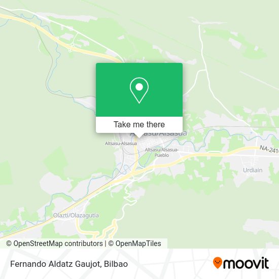 Fernando Aldatz Gaujot map