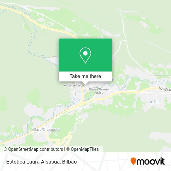 Estética Laura Alsasua map