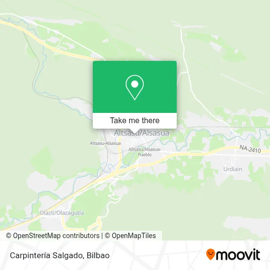 Carpintería Salgado map