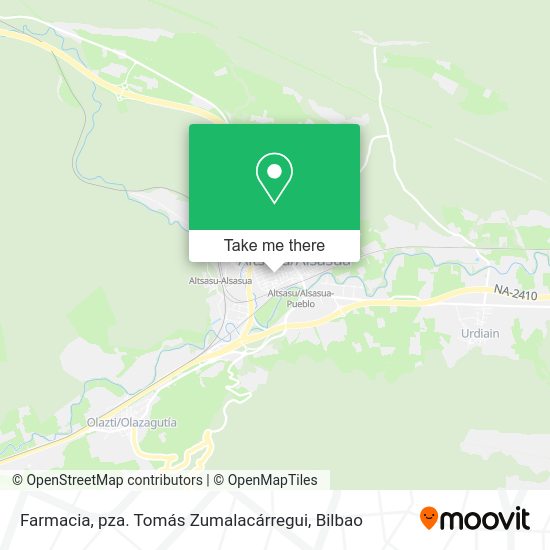 Farmacia, pza. Tomás Zumalacárregui map