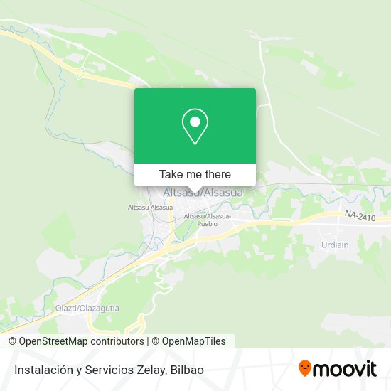 Instalación y Servicios Zelay map