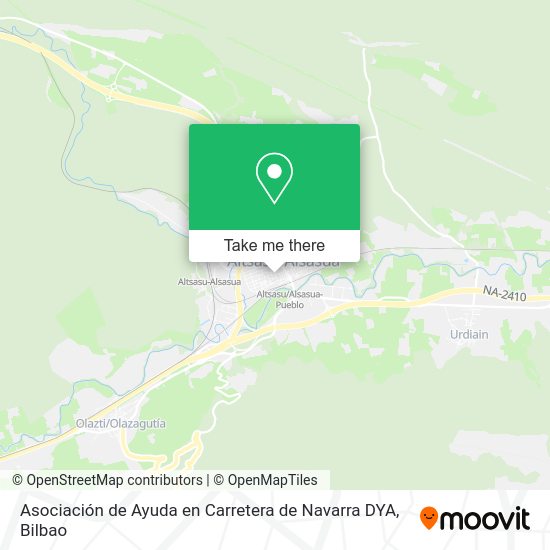 Asociación de Ayuda en Carretera de Navarra DYA map