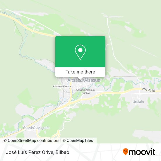 José Luís Pérez Orive map