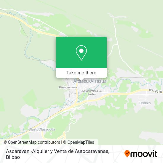 Ascaravan -Alquiler y Venta de Autocaravanas map