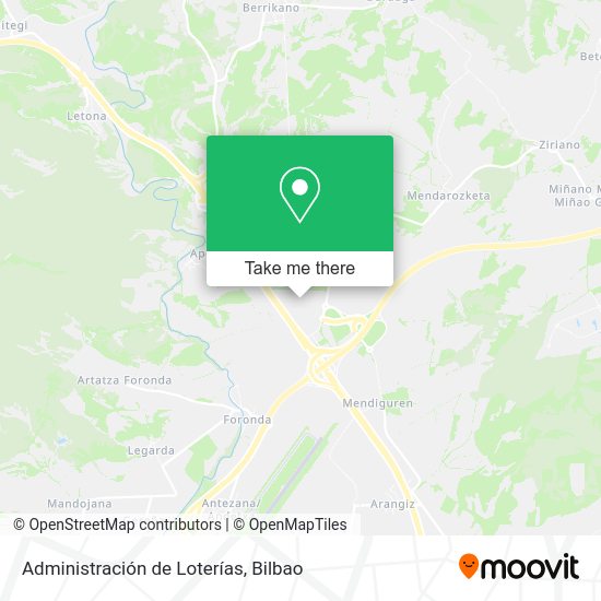 Administración de Loterías map