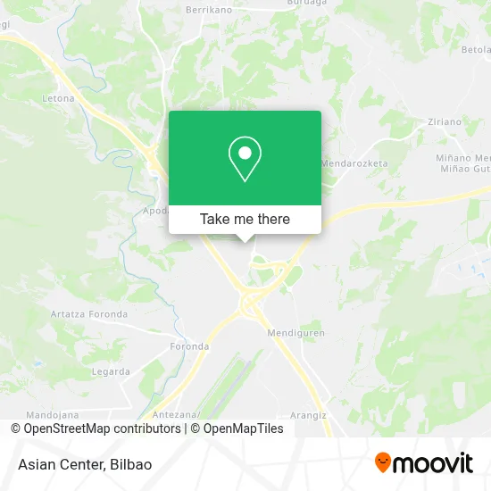 Asian Center map