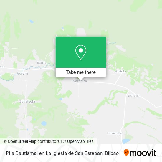 Pila Bautismal en La Iglesia de San Esteban map