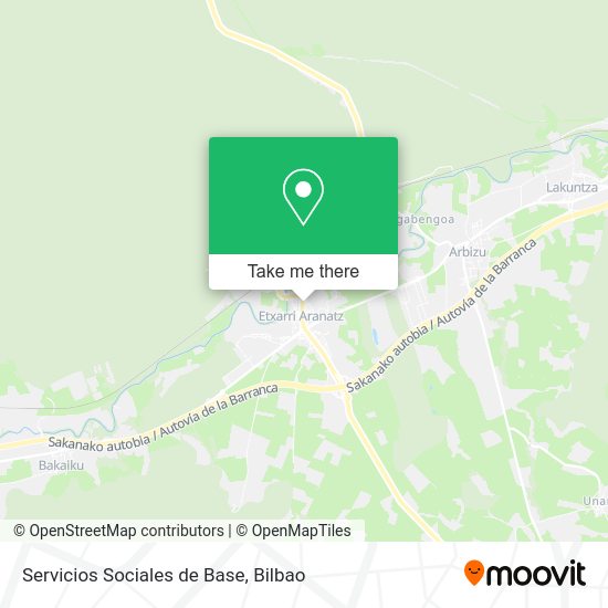 Servicios Sociales de Base map