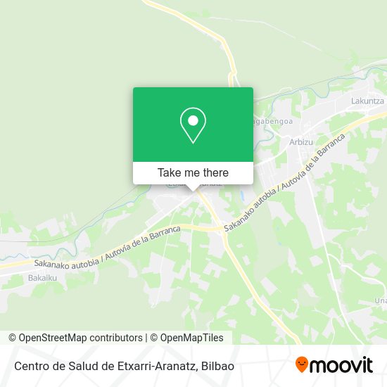 Centro de Salud de Etxarri-Aranatz map