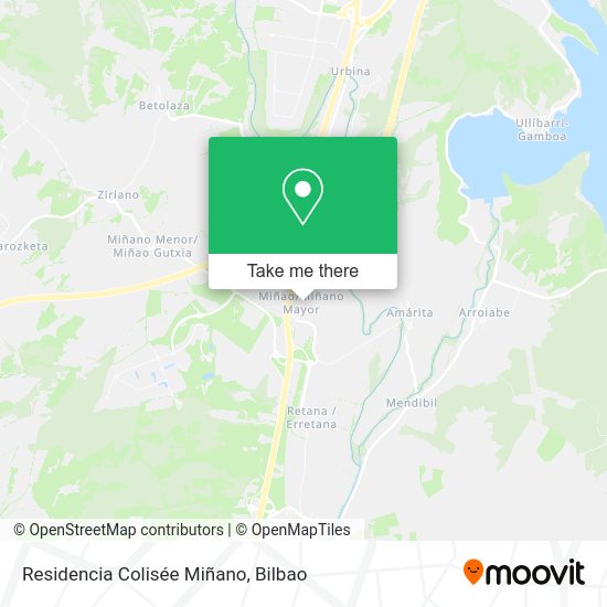 Residencia Colisée Miñano map