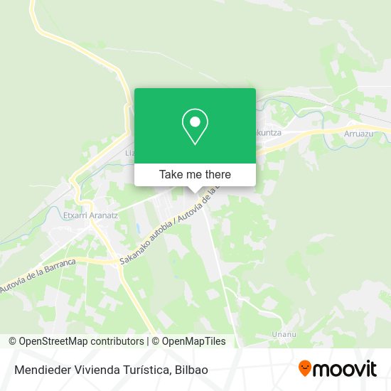 Mendieder Vivienda Turística map