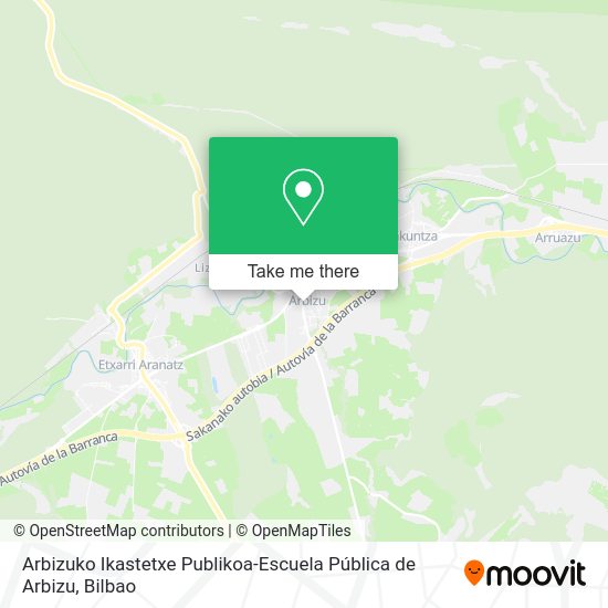 Arbizuko Ikastetxe Publikoa-Escuela Pública de Arbizu map