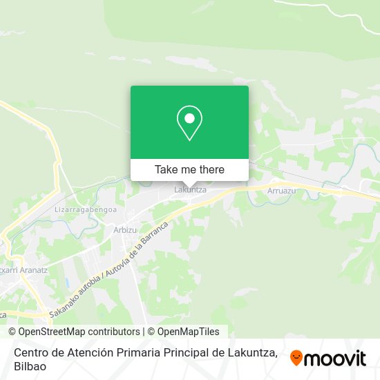Centro de Atención Primaria Principal de Lakuntza map