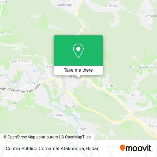 Centro Público Comarcal Atakondoa map
