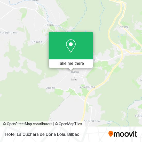 Hotel La Cuchara de Dona Lola map