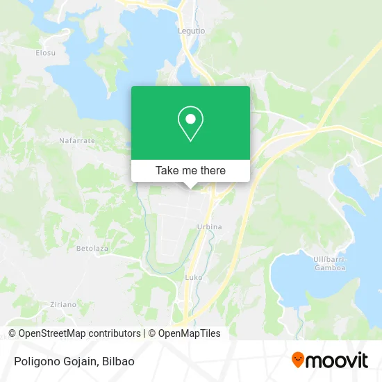 mapa Poligono Gojain