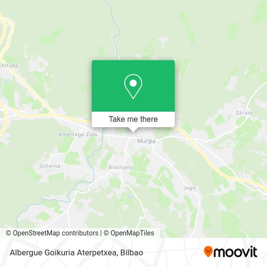 Albergue Goikuria Aterpetxea map