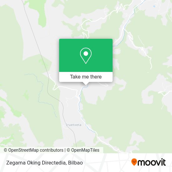 Zegama Oking Directedia map
