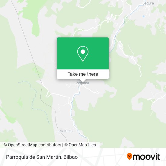 Parroquia de San Martín map