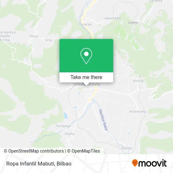 Ropa Infantil Mabuti map