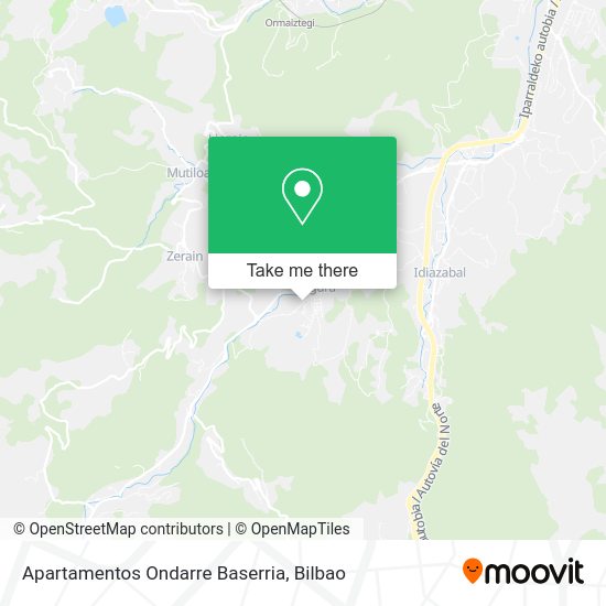 Apartamentos Ondarre Baserria map