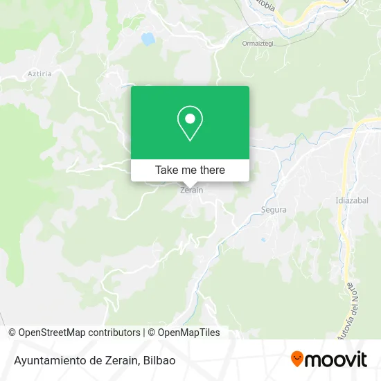 mapa Ayuntamiento de Zerain