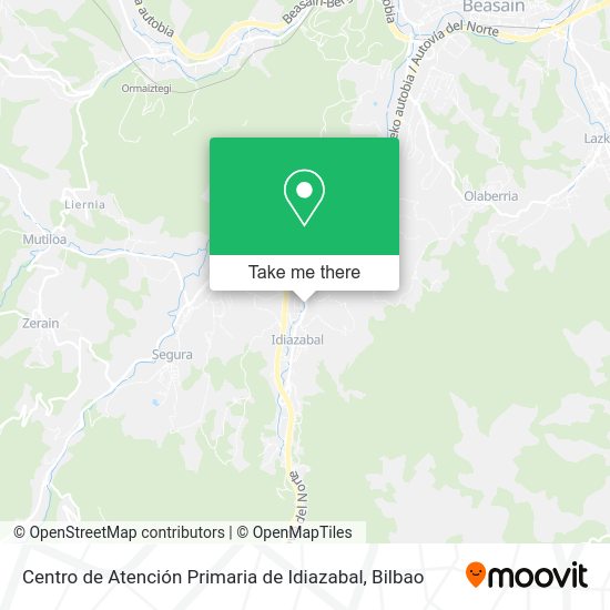 Centro de Atención Primaria de Idiazabal map