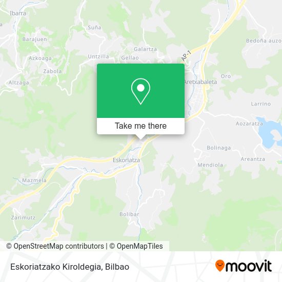 Eskoriatzako Kiroldegia map