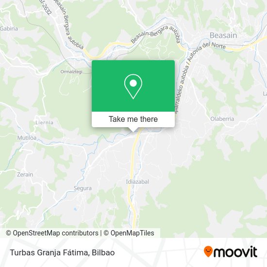Turbas Granja Fátima map